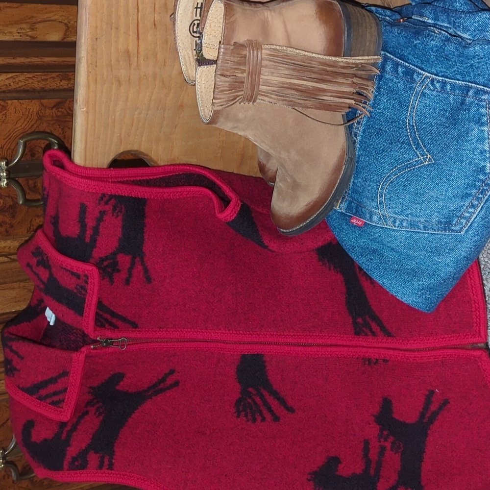 Red Vest Black Horses